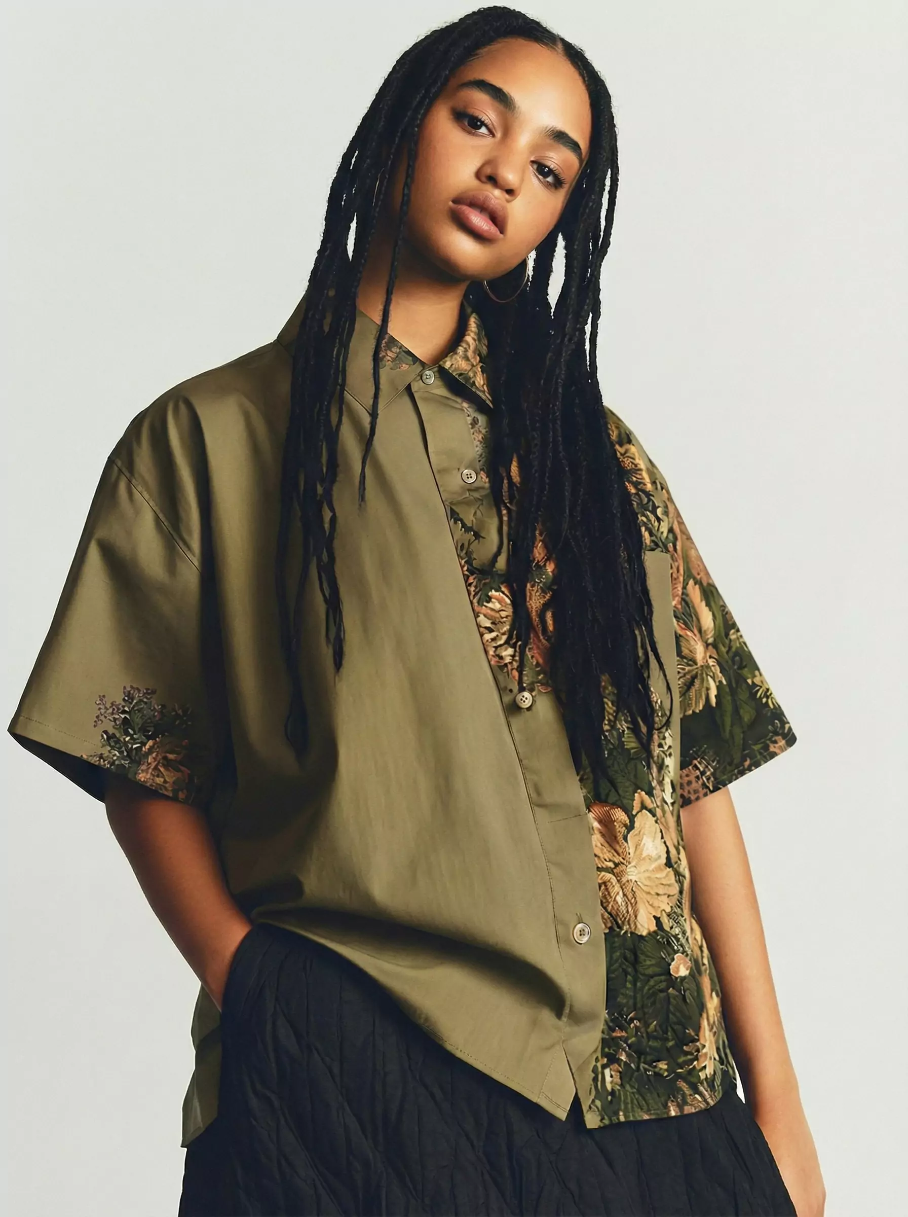 Tie-Dye Hooded Jacket - Image 1