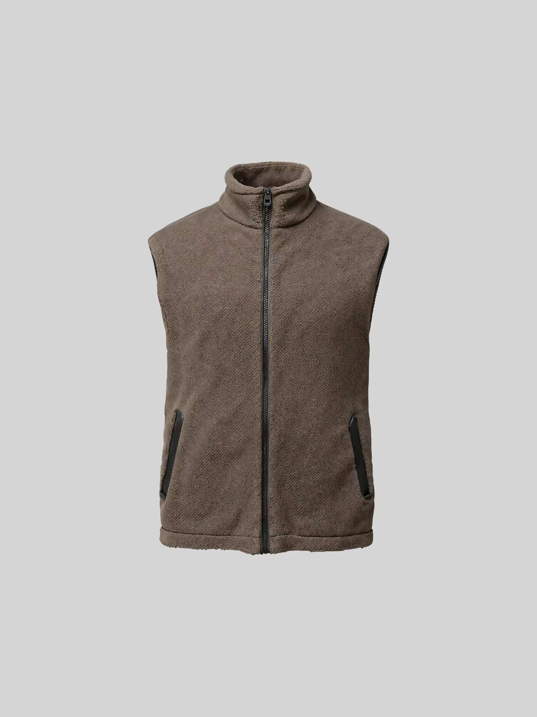 Zip Fleece Vest - Image 5