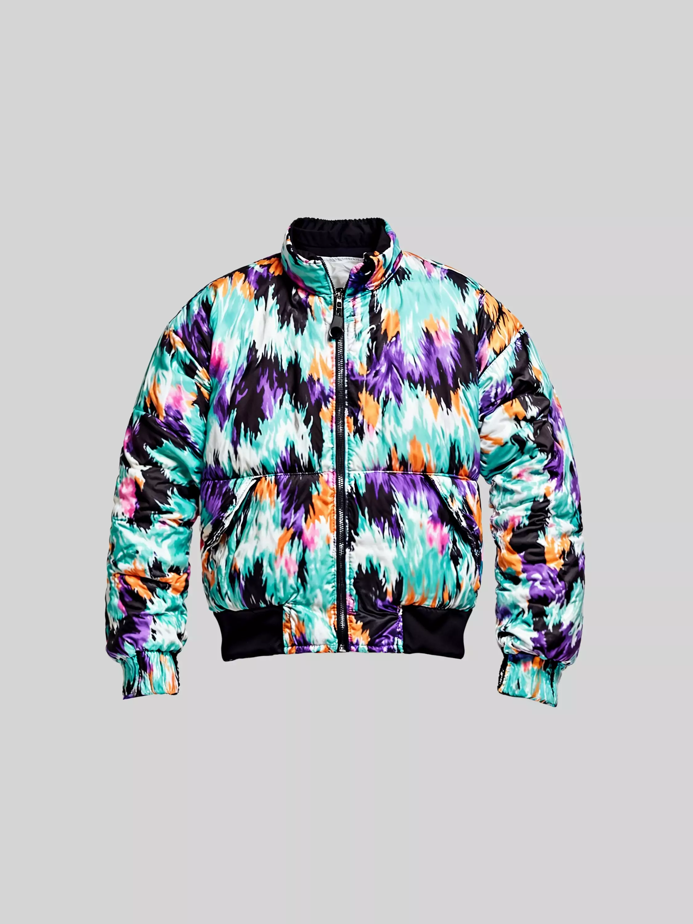 Printed Puffer Jacket - Image 1