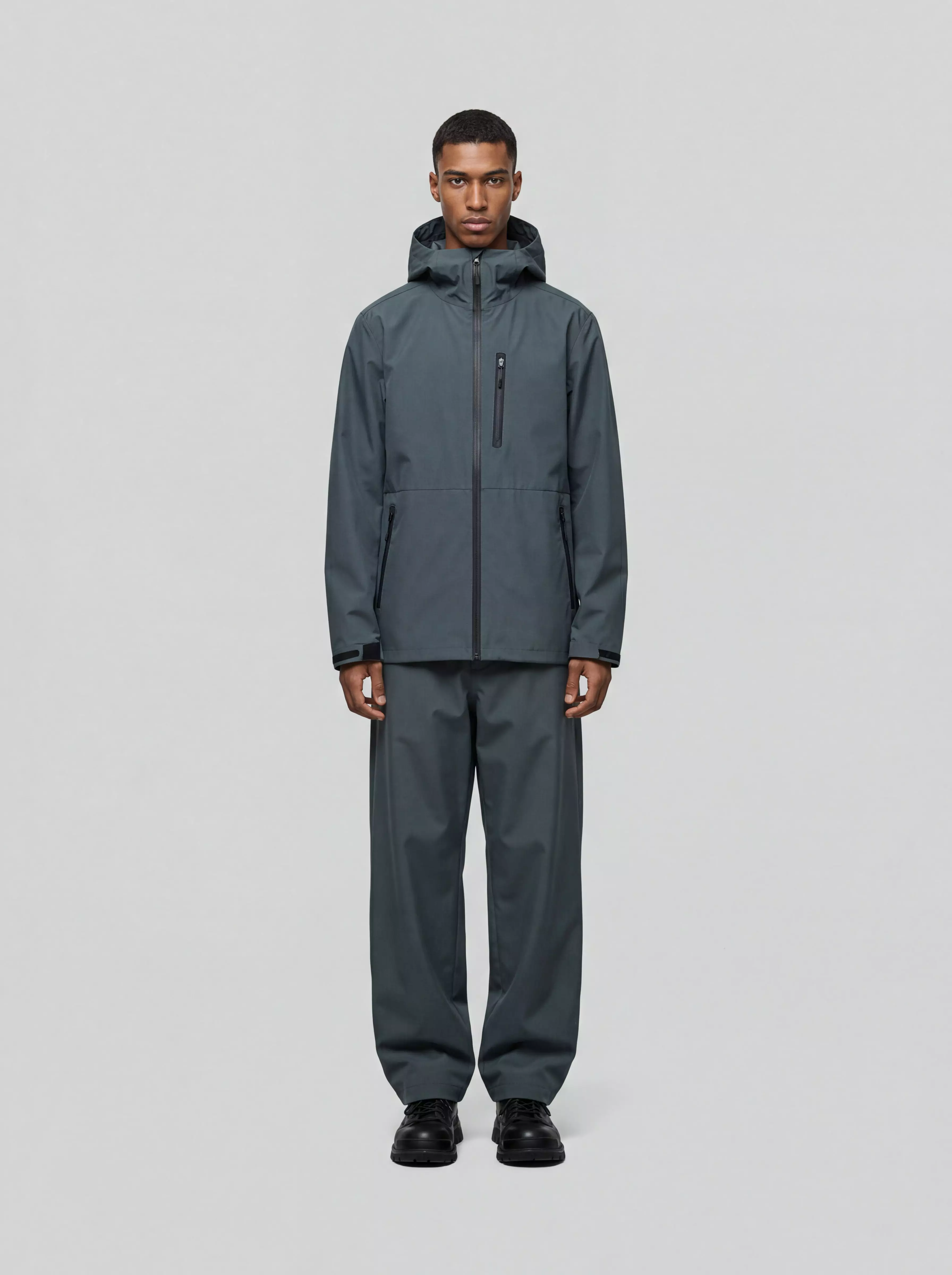 Hooded Lightweight Shell Jacket - Image 3