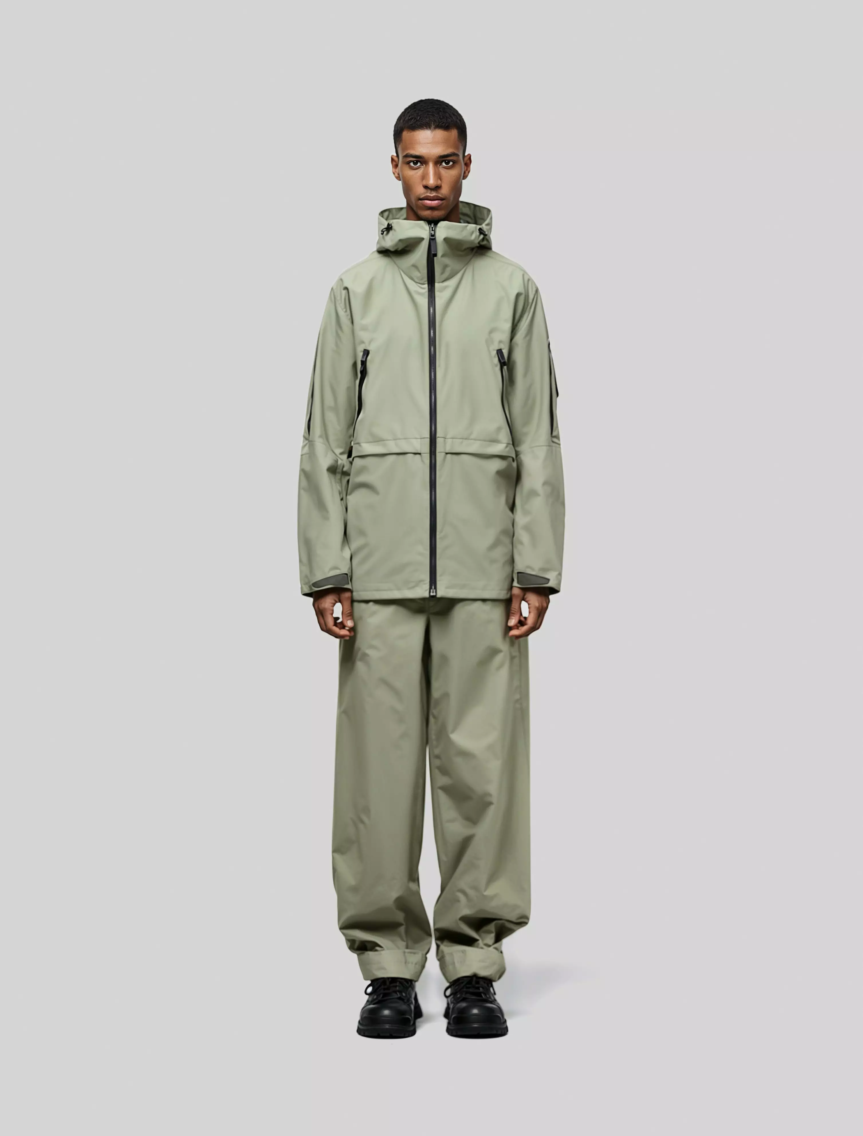 Hooded Lightweight Shell Jacket - Image 1